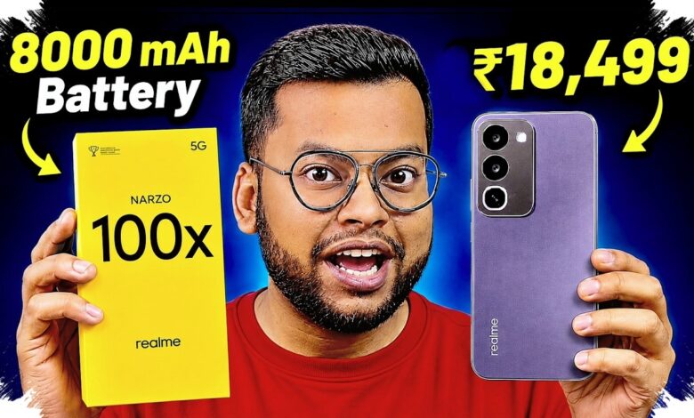 Baterai 8.000mAh Realme Narzo 100x 5G Jadi Senjata Utama, Harga Mulai Rs. 18.499