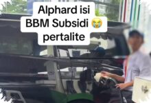 Toyota Alphard Terlihat Isi Pertalite, Padahal Mesin 2AR-FE Meminta RON Minimal 91