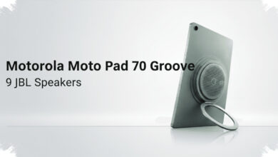 Moto Pad 70 Groove Andalkan 9 Speaker JBL, Tablet Hiburan dengan Output 48W